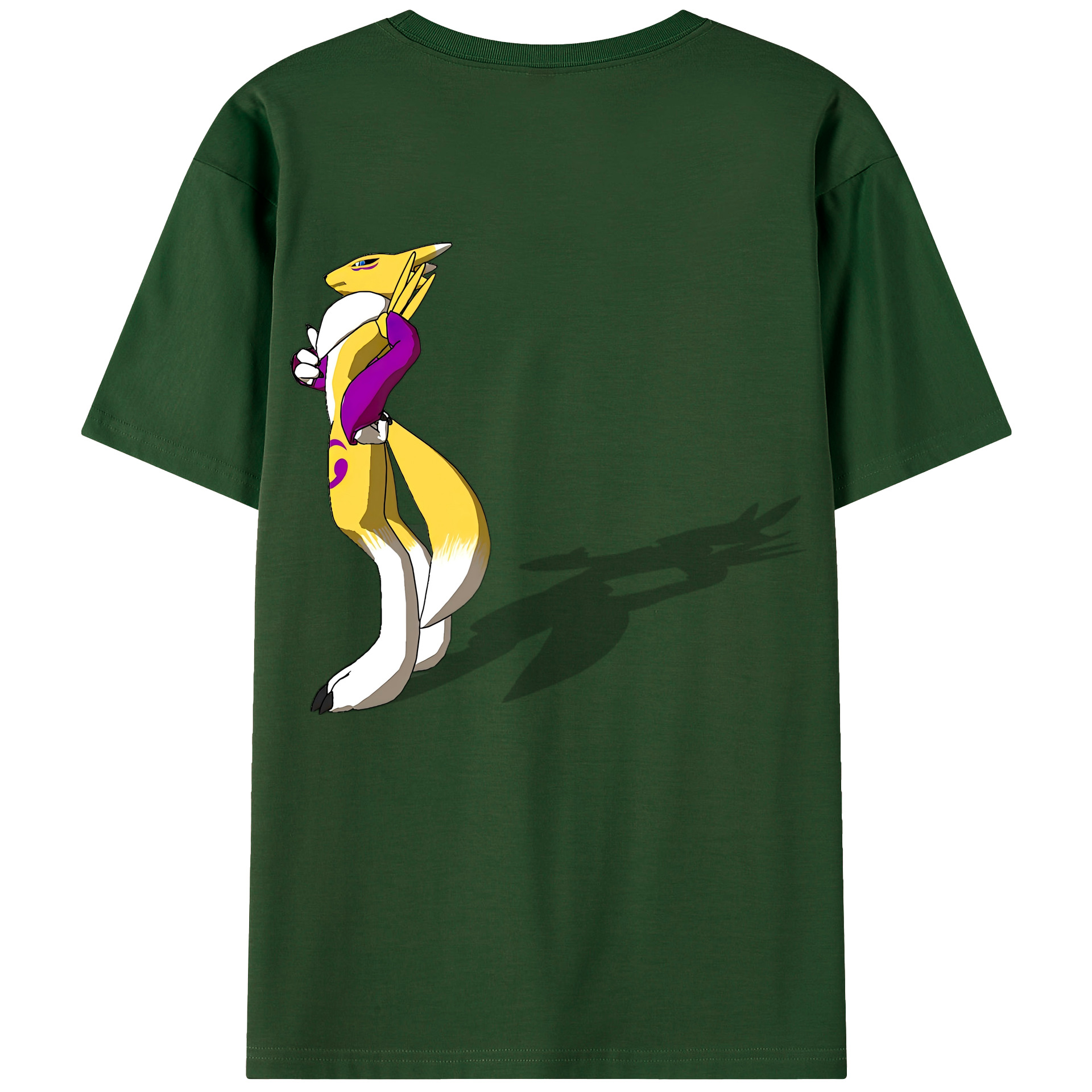 （画像用） Digimon デジタルモンスター/デジモン 綿100％半袖Tシャツ（背面プリント）